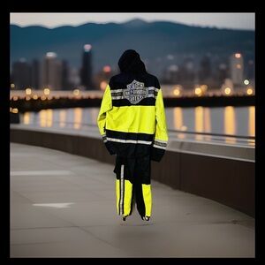 Harley-Davidson Neon Yellow and Black Riding Gear